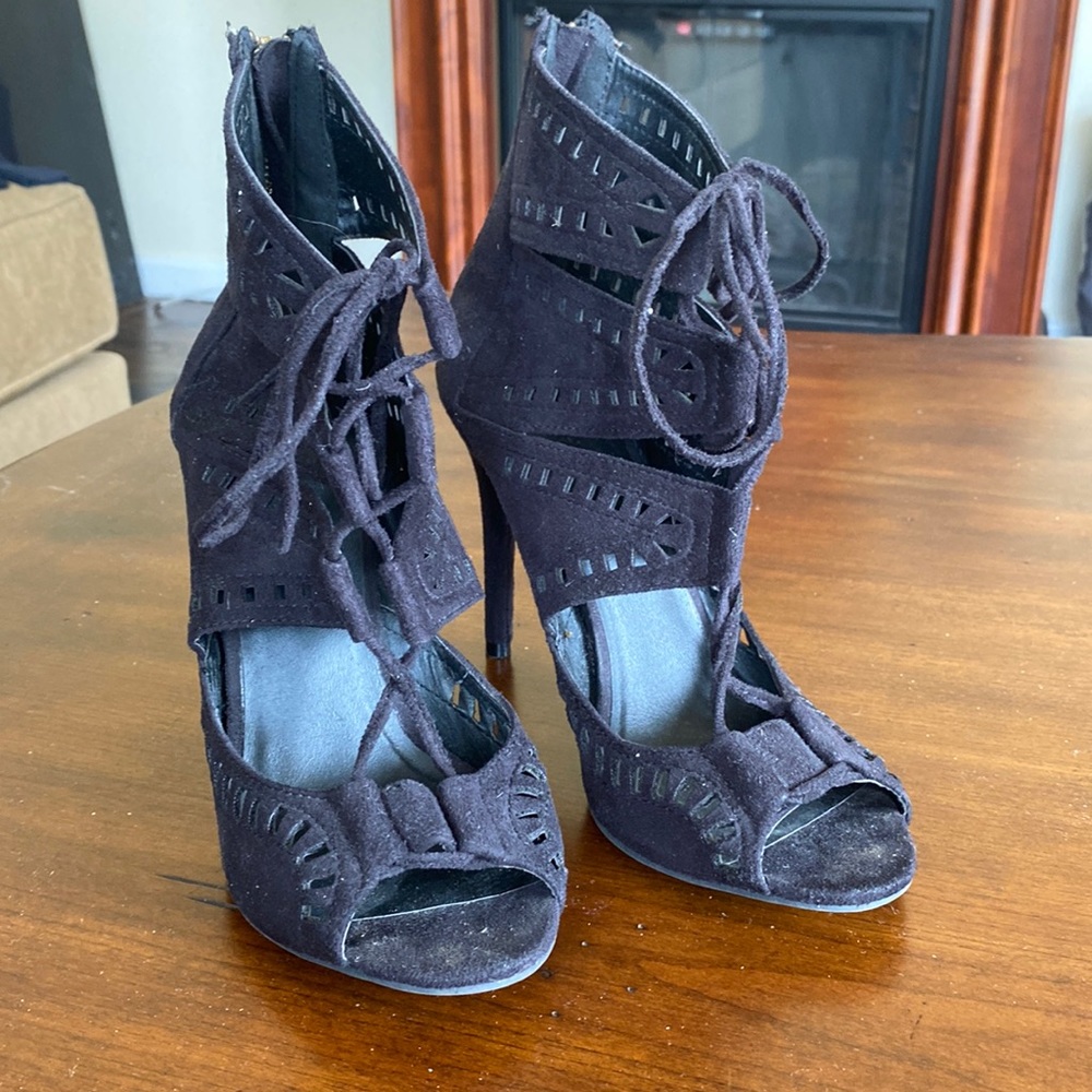New suede sandals